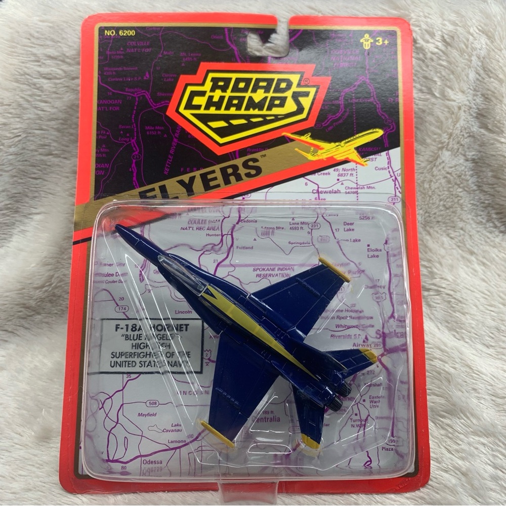 Road Champs “F-18A Blue Angel” Diecast Model (1995) – Collectible